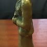 three vintage heavy brass item's, 2nd golfer added Image 10