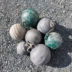 vintage fishing buoys