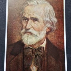 Vintage Postcard BY A. Herrmann OF Giuseppe Verdi