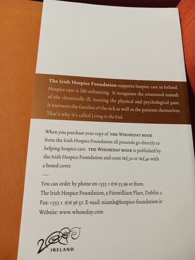 The Whoseday Book 2000/ 1999