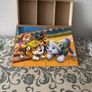 3 Paw patrol puzzles with wooden storage box & base Image 2