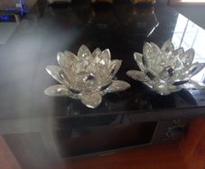glass candle holder