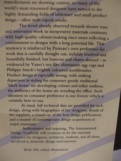 SALE! The International Design Yearbook, 1992 edited by Andree Putman