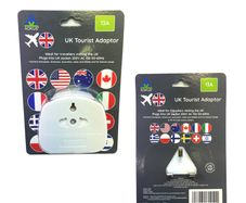 Aokus 8815 13A Fused UK Tourist Adapter White