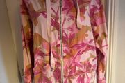ISilk Everyday luxury cotton pink zipped hoodie jumper size M UK16 EU44 Postage included
