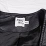 Princess Polly Black Moto Biker Goth Grunge Eyelet Zip Faux Leather Vest Waistcoat XS/S Image 2