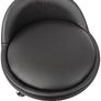 Black Adjustable Swivel Rolling Cushion Tattoo Massage Hydraulic Salon Stool with Back,5 Wheels (FREE SHIPPING) Image 2