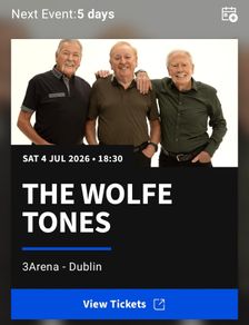Wolfe Tones concert.