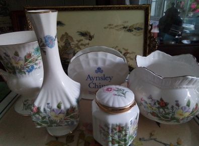 Aynsley Wild Tudor China Pieces