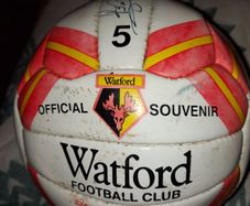Signed Watford football