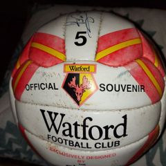 Signed Watford football