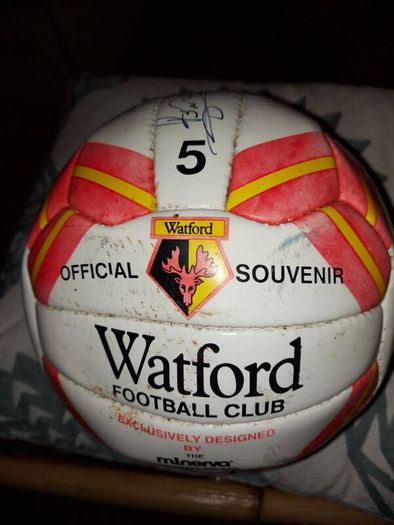 Signed Watford football