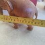hand carved wood animal elephant vintage carved figurine African animal elephant large carved statue elephant Image 8