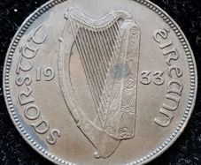 [#178] - Ireland 1933 | Irish 1d | Irish One Penny | KM.3 | High Grade