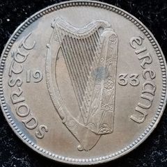 [#178] - Ireland 1933 | Irish 1d | Irish One Penny | KM.3 | High Grade