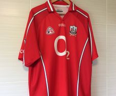 Cork Jersey. All Ireland Hurling Champions 2004 And 2005. Official Oneills Mens Home Jersey Seasons 2004-2007. Original From The Time. Not A Modern Remake.