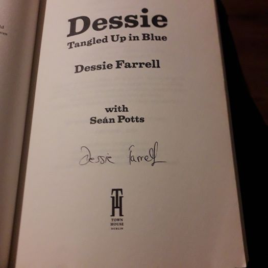 Signed Dessie Farrell Biography