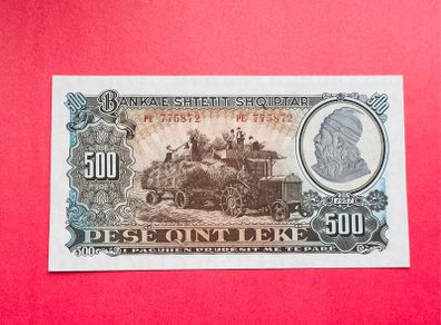 Albania  500 LEKE   1957  Pick  31a  ( Uncirculated )