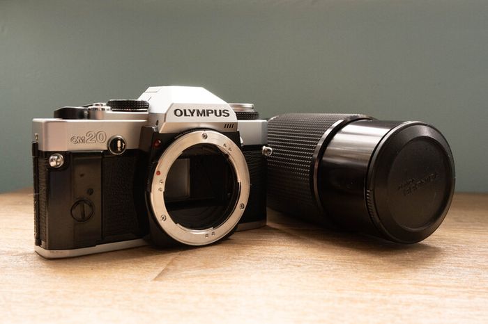 1980s Olympus OM-20 camera