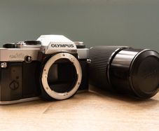 1980s Olympus OM-20 camera
