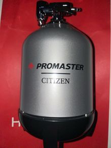 Citizen Aqualand Promaster silver scuba tank watch case Display collectible brand new