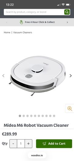 Midea M6 Robot Vacuum & Mop