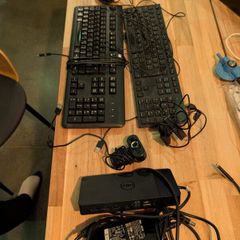 Keyboards, headset, webcams and docking station