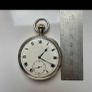 vintage silver pocket watch Image 2
