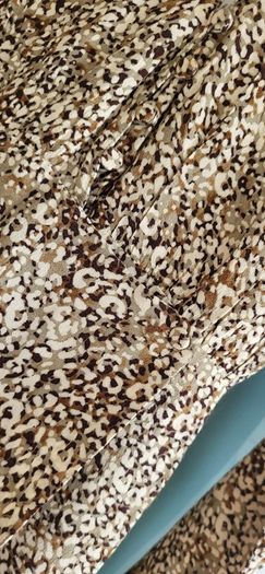 ZARA cream printed dress Sz S (Fit 8UK) - Bnwt Rrp 59.99