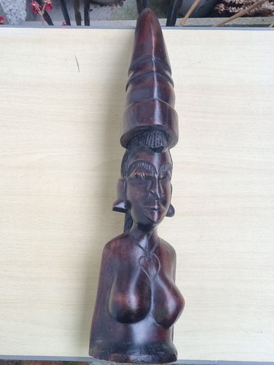 Large traditional African wooden sculpture
