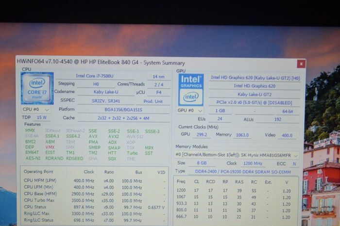 HP EliteBook 840 Intel Core i7 DDR4 Laptop with Microsoft Office