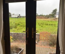 Brown PVC French Double Doors