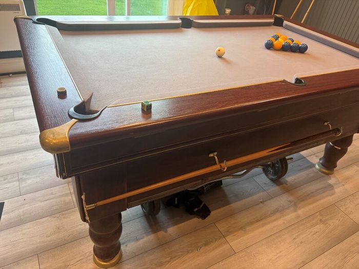 6 by 3ft Slate bed pool table