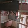 Loft bed frame with desk Image 6