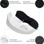 Donut Pillow Donut Cushion Chair Seat Cushion - The Memory Foam Firm Coccyx Pad You Need for Comfort During Long Sitting at Office Chairs, Gaming & Car Seats!(A-Black, Standard) Image 3
