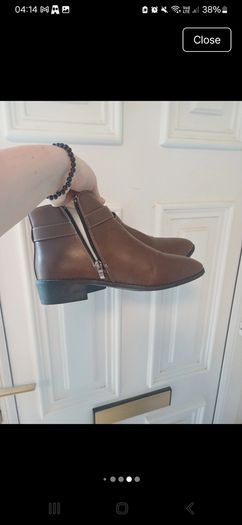 brown boots uk6