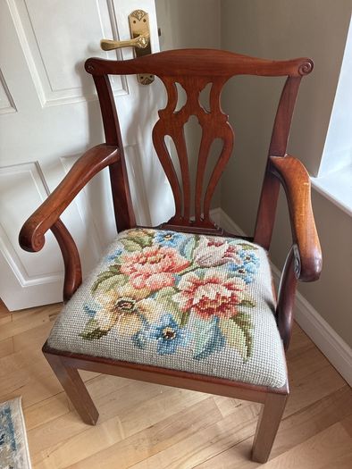 antique chair mahogany