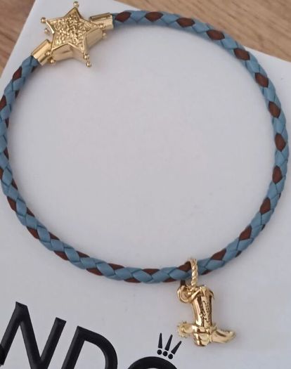 Pandora Disney Pixar Toy Story Cowboy Boot Charm  Brand New