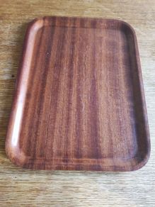 Wooden serving tray
