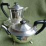 Vintage Sheffield Tea/Coffee Pots/Set Antique Silver Plate Image 6