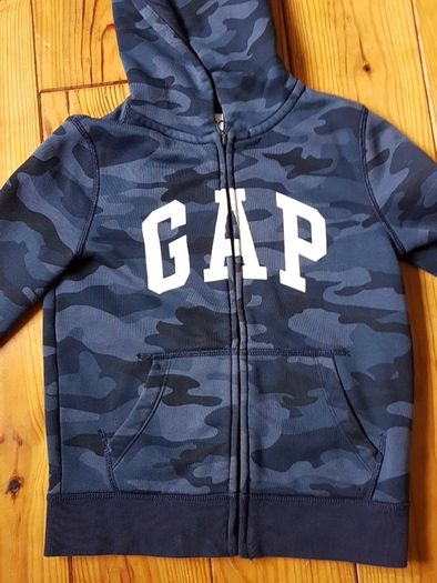 Age 6-7 GAP Navy Camo Hoodie