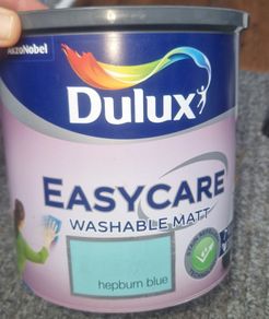 Dulux easycare blue paint