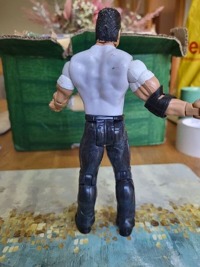 Scott Hall wrestling action figure white shirt loose