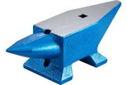 Single Horn Anvil 22Lbs Steel Anvil Blacksmith for Sale Forge Steel Tools with Round and Square Hole and Equipment Anvil Rugged Blacksmith Jewelers Durable and Robust Metalsmith Tool