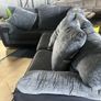 Grey/black corner sofa Image 6