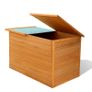Garden Storage Box 126x72x72 cm Wood Image 5