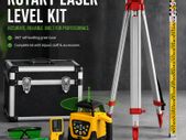 600m Rotary Green Laser Level Kit with Tripod, Detector & 5m Staff