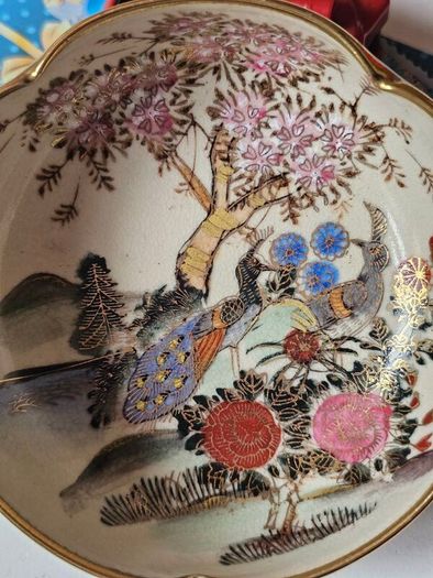 Vintage Japanese "Satsuma" Porcelain Bowl