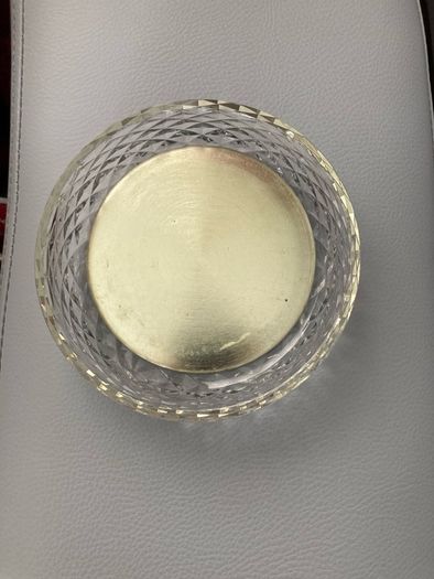 Crystal "rare "coaster /trinket dish PRICE DROP