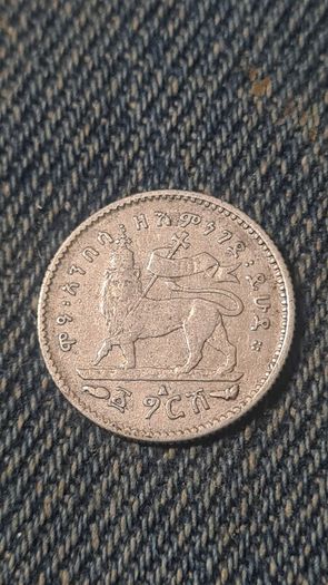 Silver Ethiopian coins set